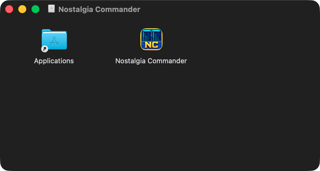 The opened disk: Applications and Nostalgia Commander